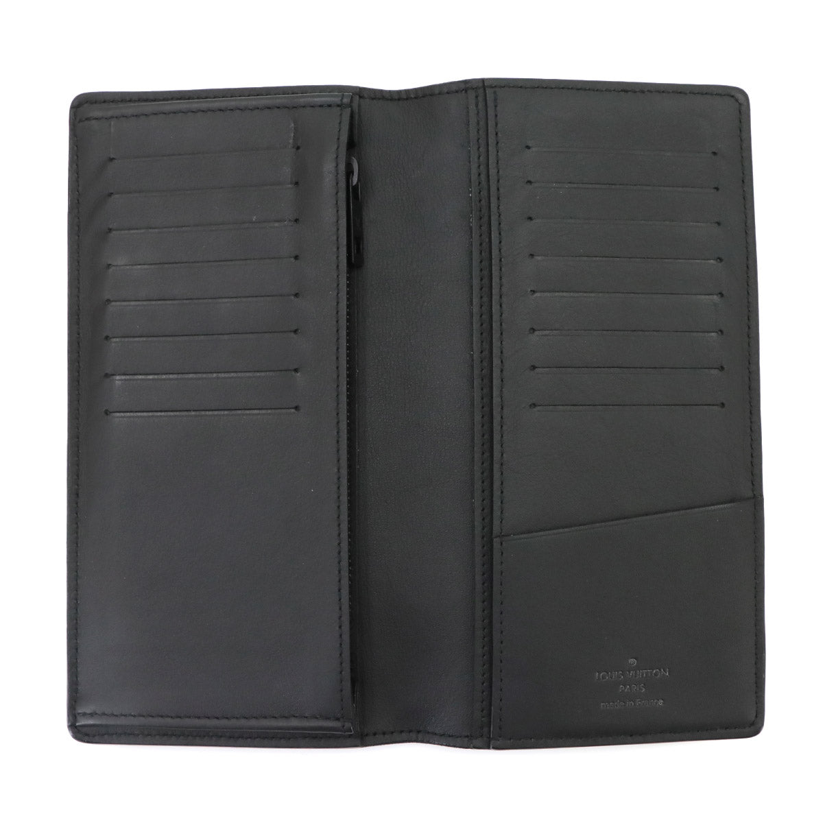 Aerogram Brazza Wallet Leather Noir M69980 Black