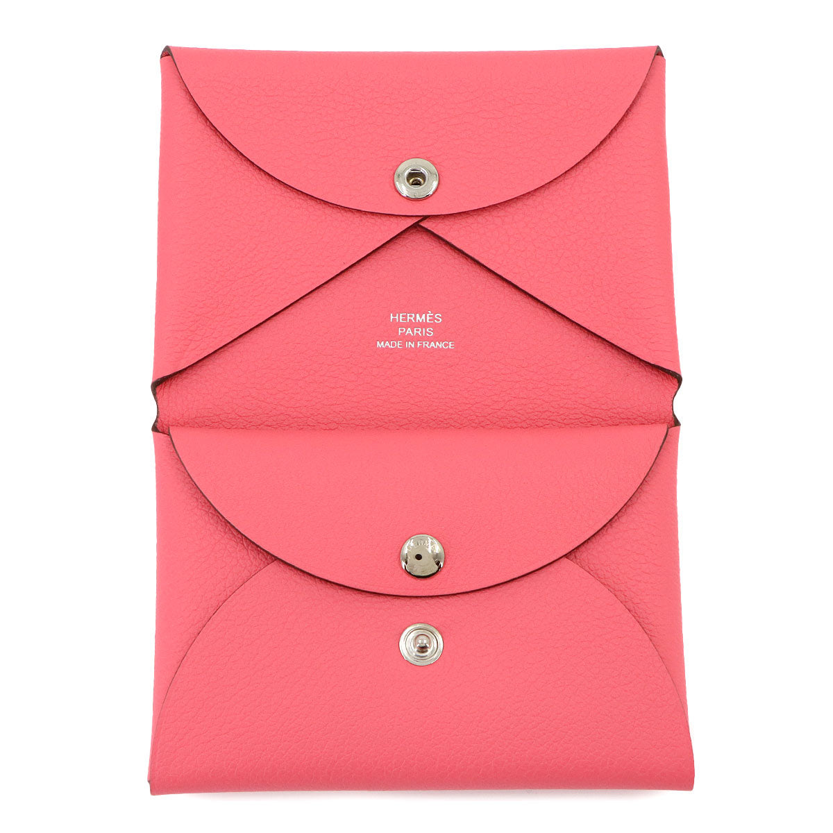 Calvi Duo Card Case Evercolor Rose Azalee Purse