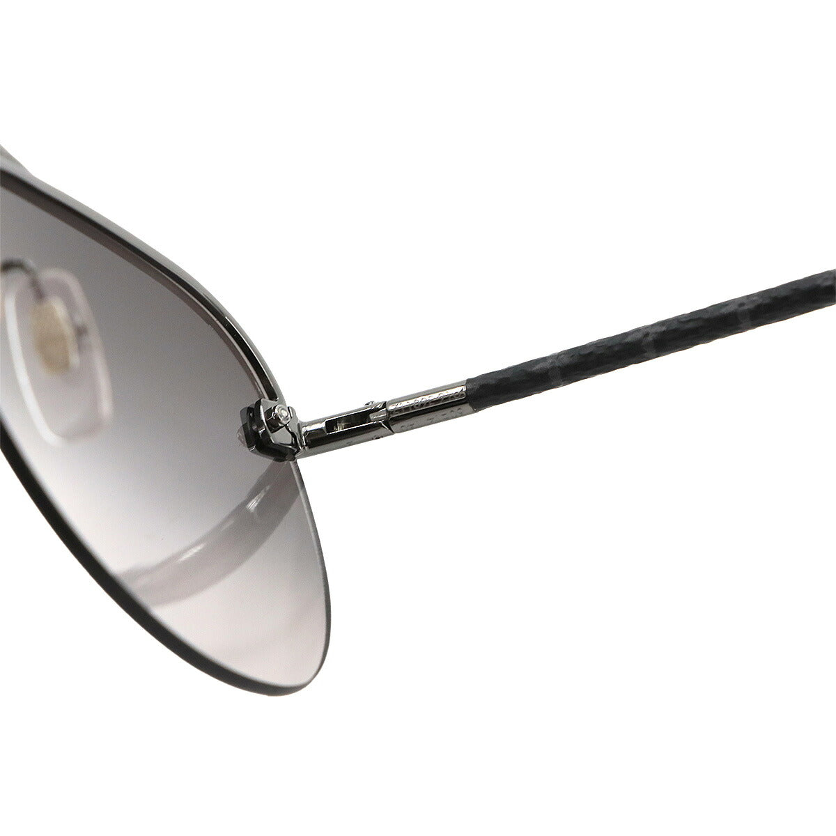 Monogram Eclipse Clockwise Canvas Sunglasses Black Z1109E