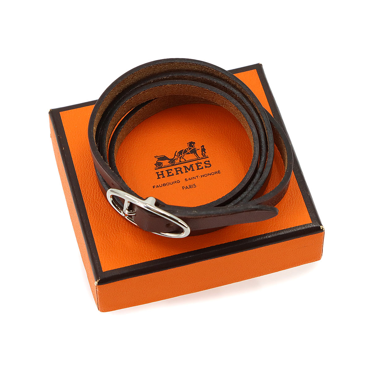 Hapi3 Bracelet Swift Leather Brown Accessory