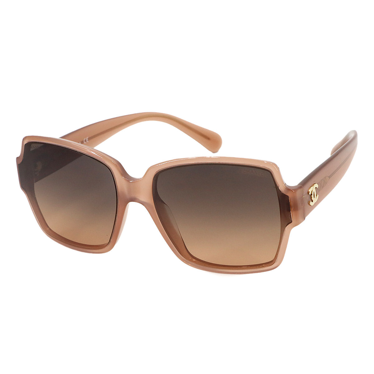 Sunglasses Coco Logos Brown Square Shape Eyewear