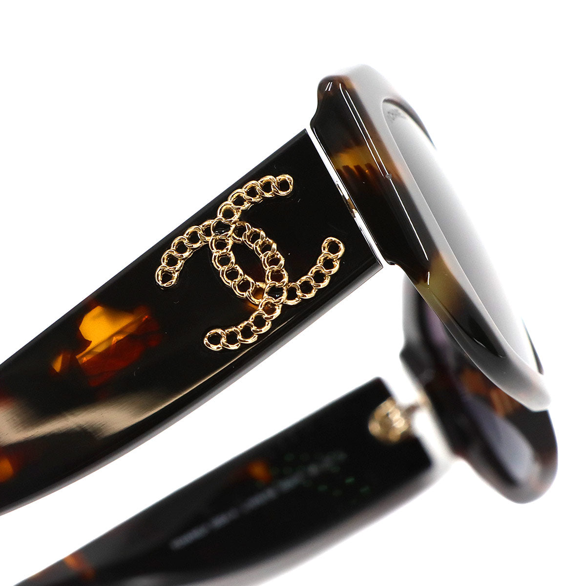 Sunglasses Coco Logos Tortoise Brown Rectangle Shape Eyewear