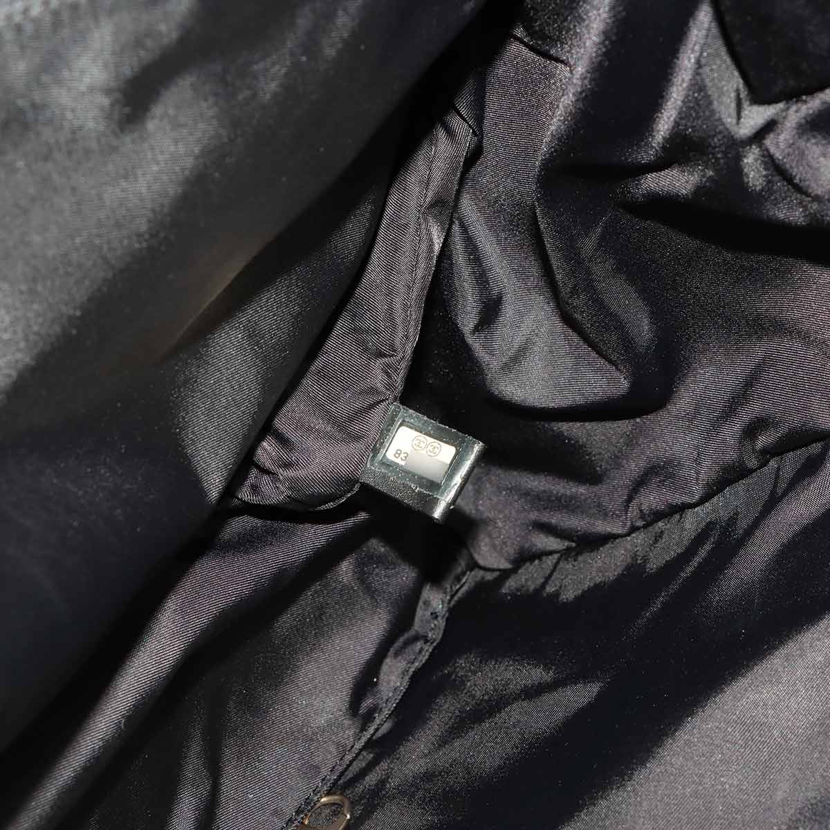 New Travel Line Tote MM Bag Nylon Jacquard Leather Black A15991