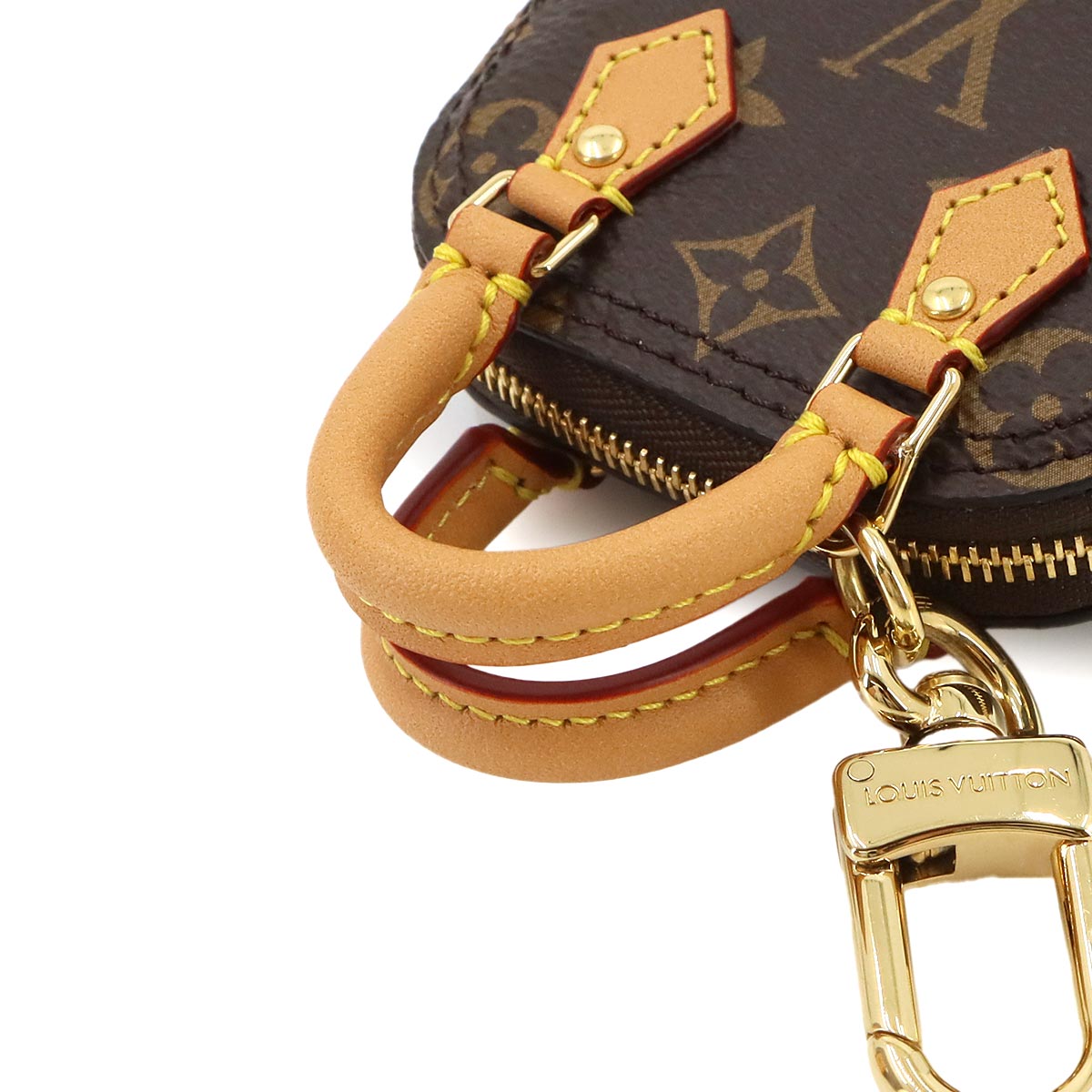 Micro Alma Monogram Key Holdere Bag Charm M00995