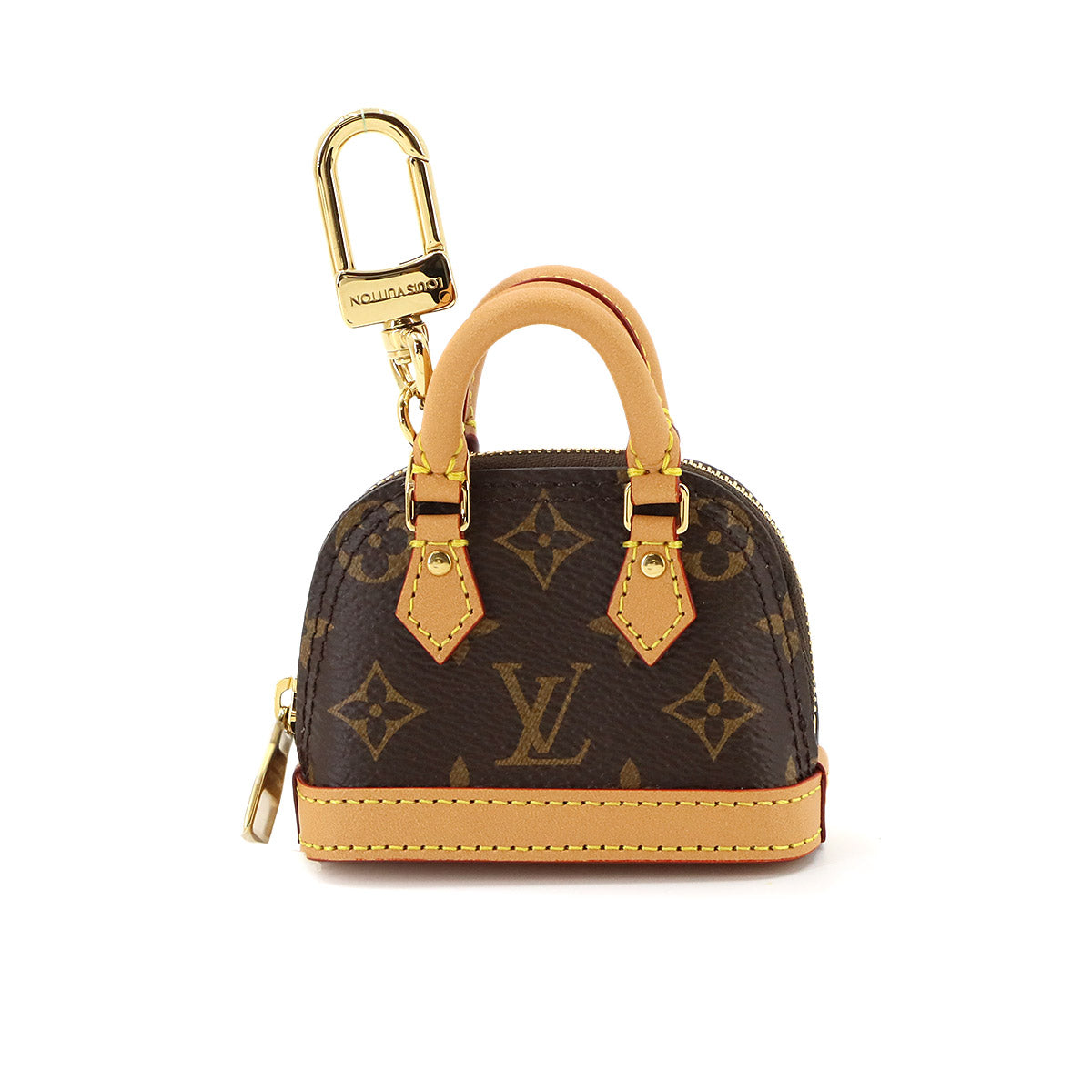Micro Alma Monogram Key Holdere Bag Charm M00995