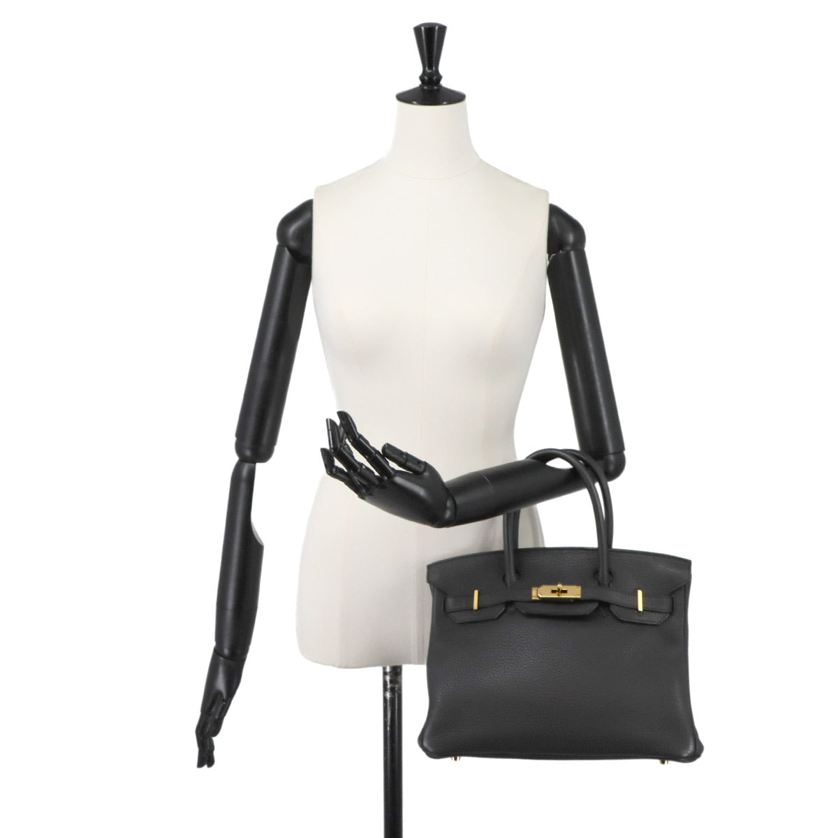 Birkin 30 Hand Bag Taurillon Clemence Plomb Purse