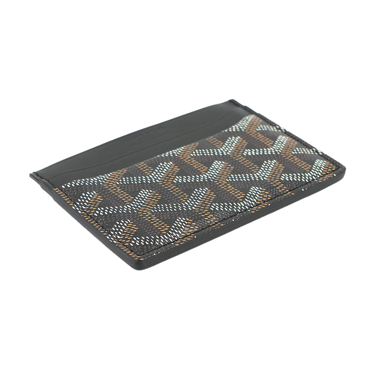 Saint Sulpice Card Case PVC Leather Black Purse