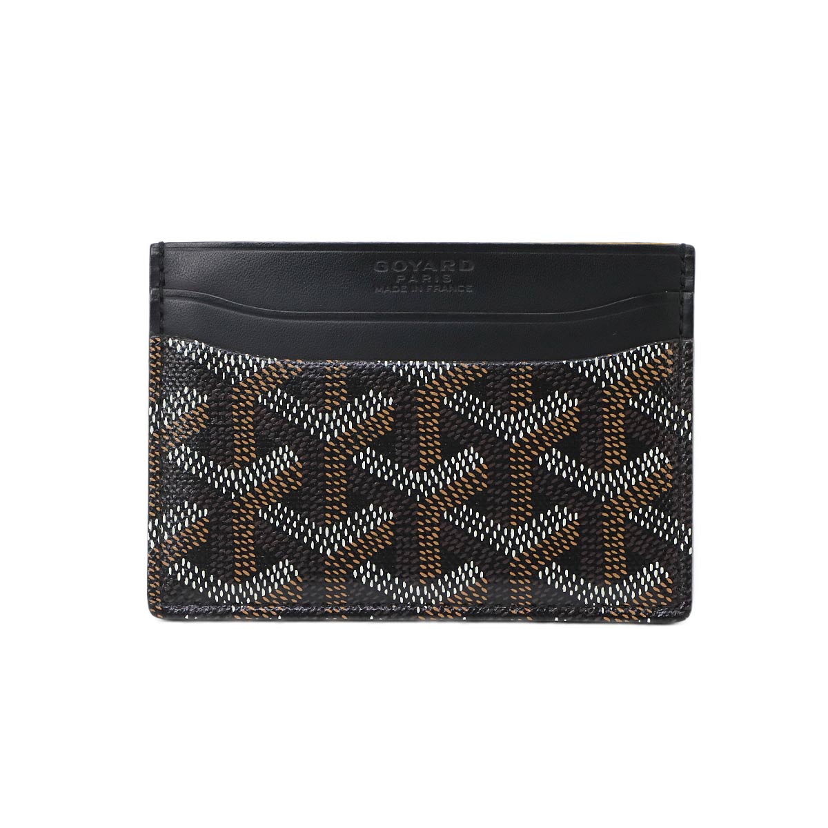 Saint Sulpice Card Case PVC Leather Black Purse