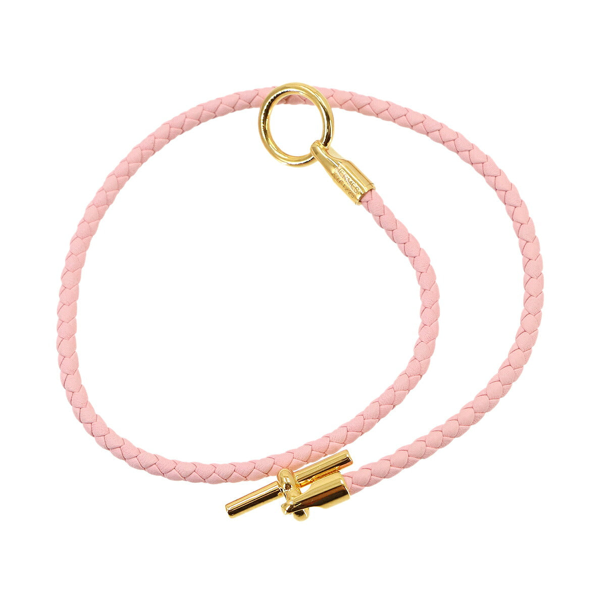 Glenan Double tour Bracelet Leather Pink