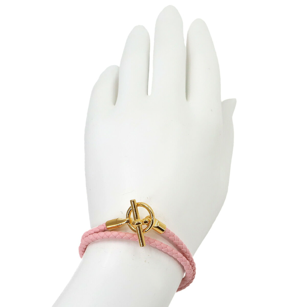 Glenan Double tour Bracelet Leather Pink