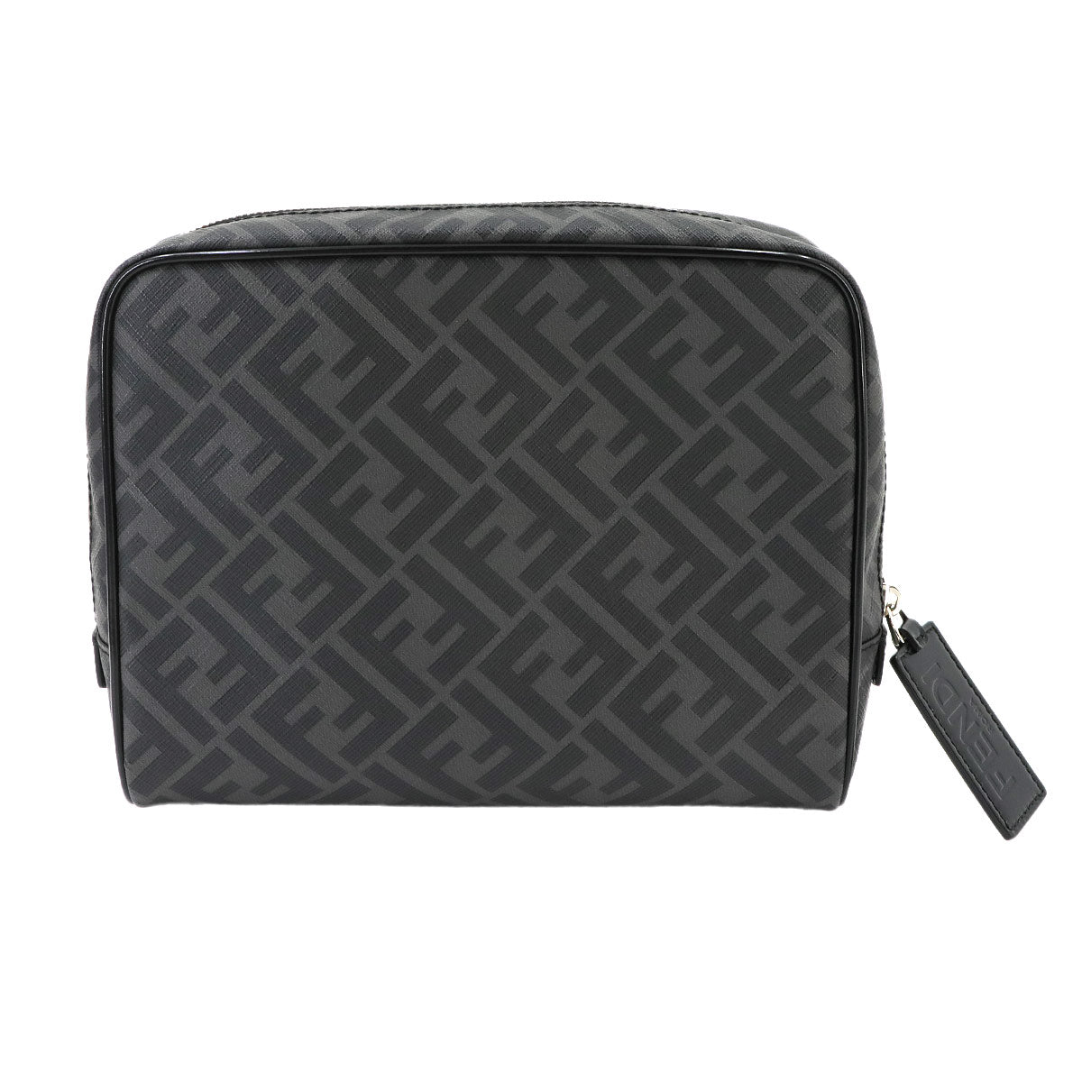 Clutch Pouch PVC Gray 7N0116 Purse
