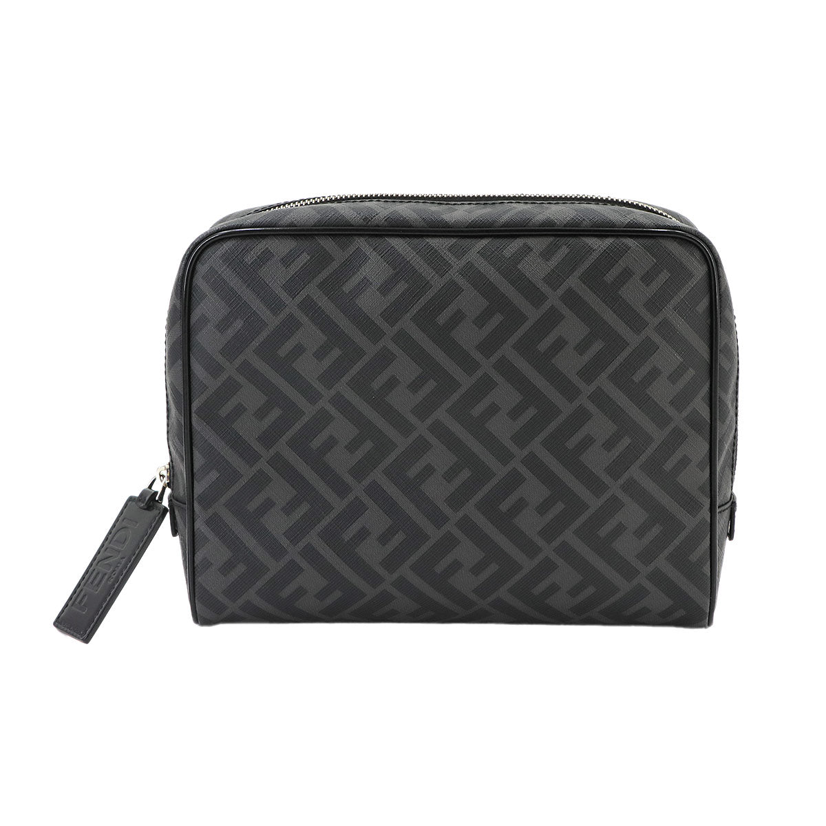 Clutch Pouch PVC Gray 7N0116 Purse
