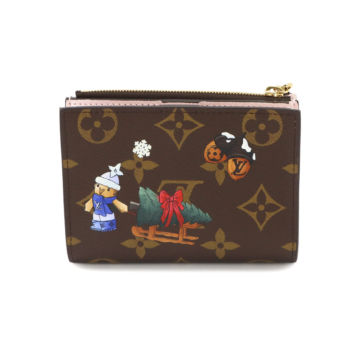 Monogram Vivienne Lisa Wallet Brown Pink M15334 Purse