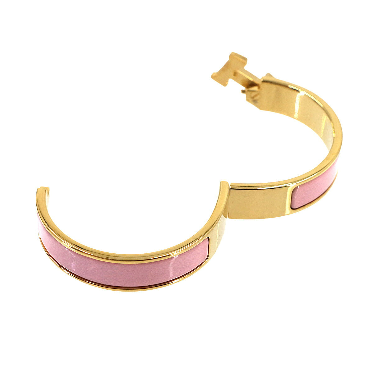 Clic H PM Bangle Bracelet Pink gold Accessory