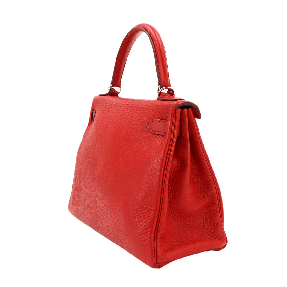 Kelly 28 Taurillon Clemence Red 2way Hand Shoulder Bag