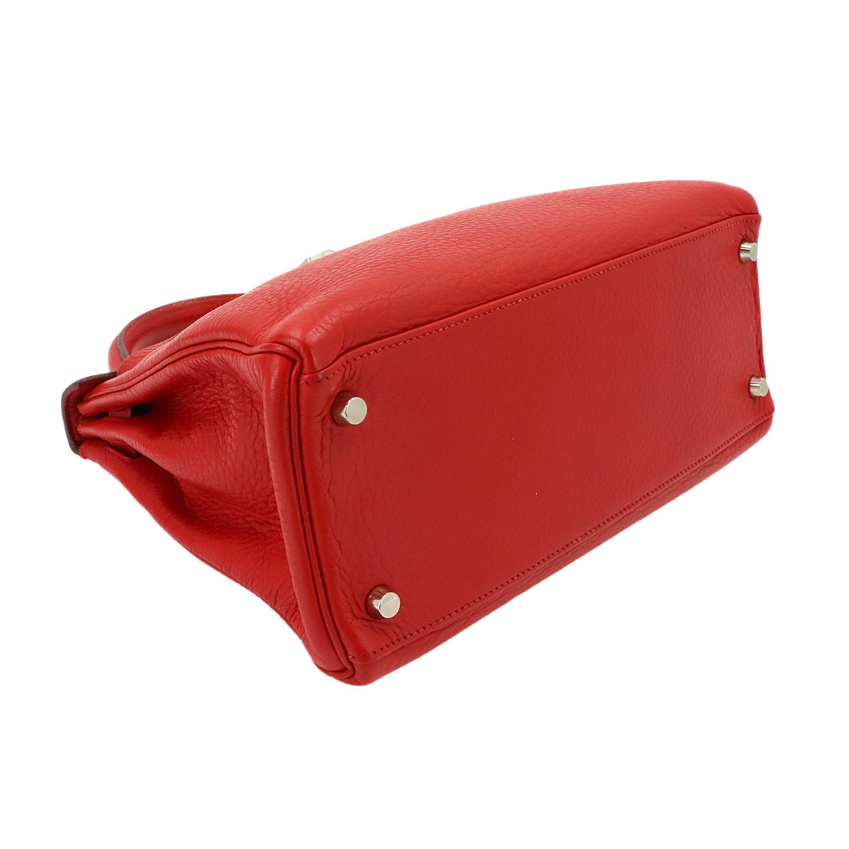 Kelly 28 Taurillon Clemence Red 2way Hand Shoulder Bag