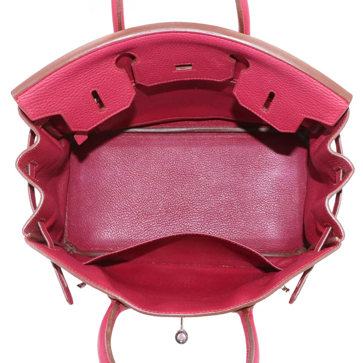 Birkin 30 Taurillon Clemence Ruby Hand Bag