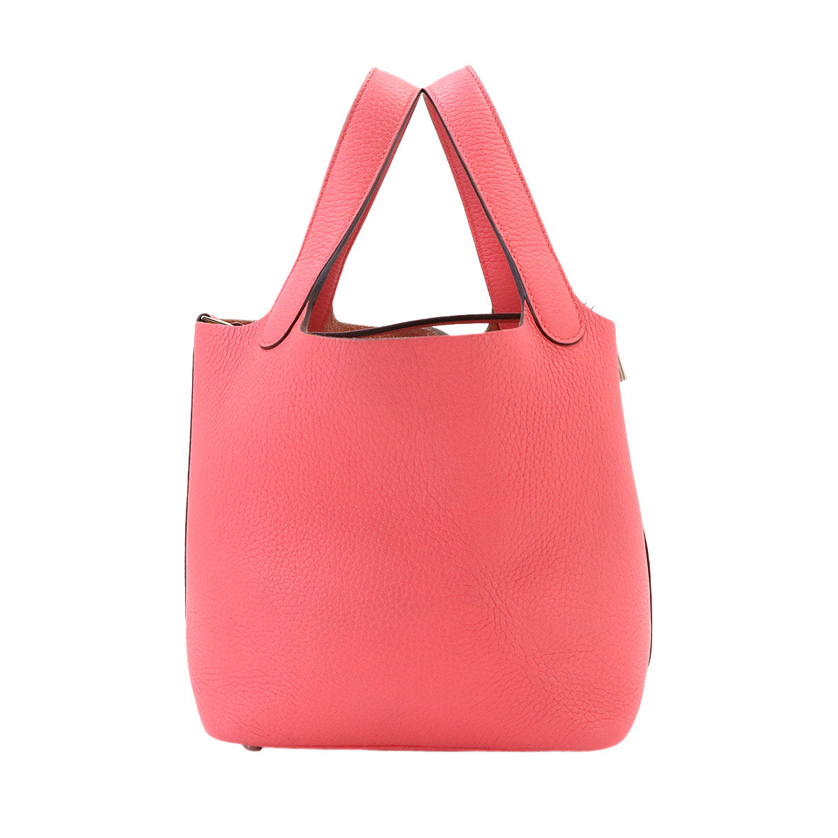 Picotin Lock PM Hand Bag Taurillon Clemence Rose Azalee