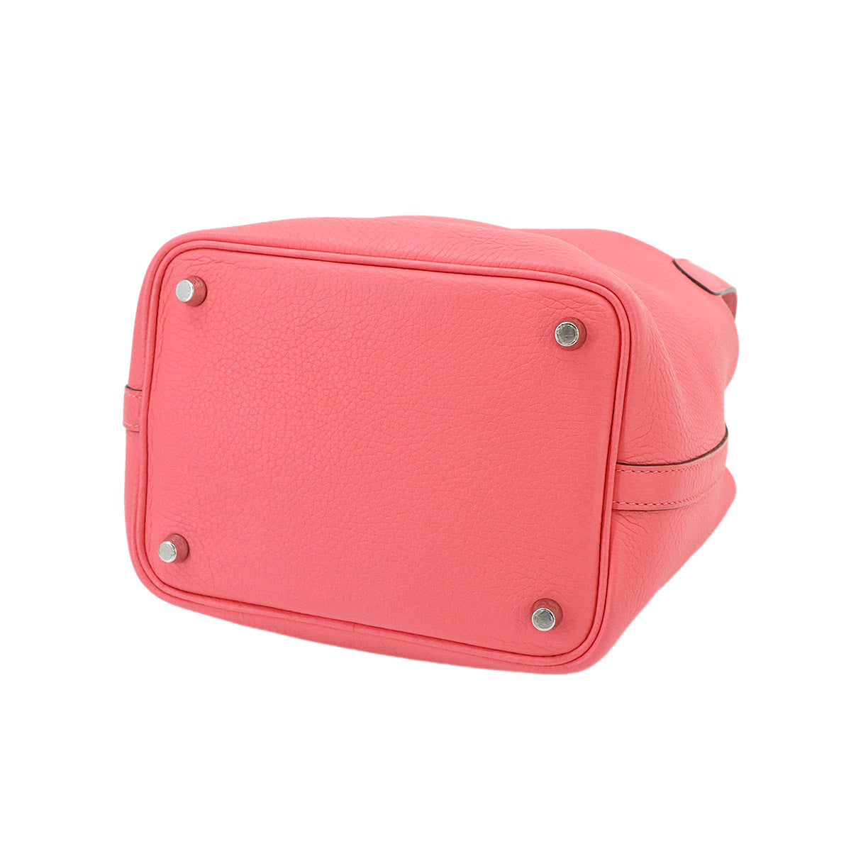 Picotin Lock PM Hand Bag Taurillon Clemence Rose Azalee
