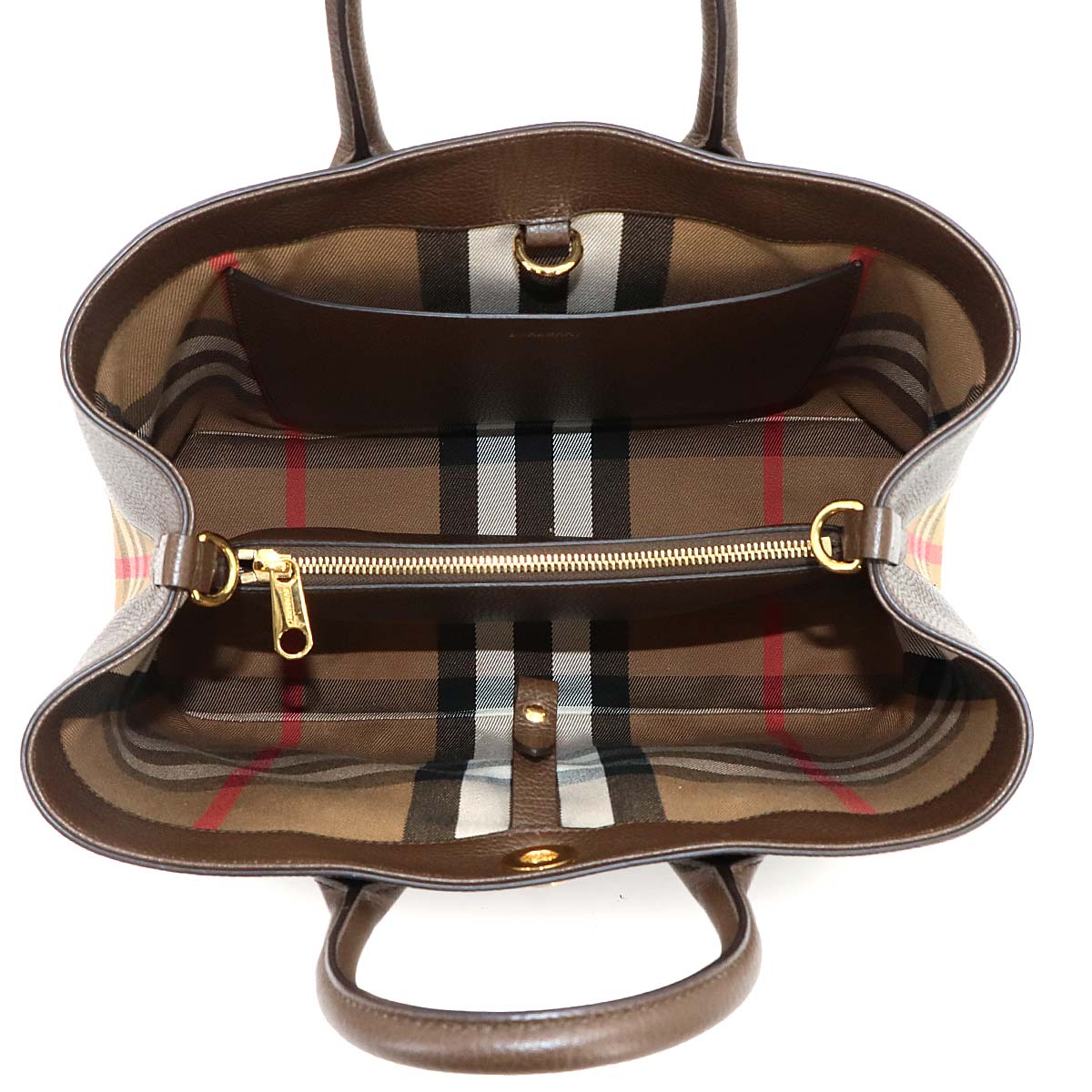 Bermondsey Medium Tote Shoulder Bag Leather Brown 81112721