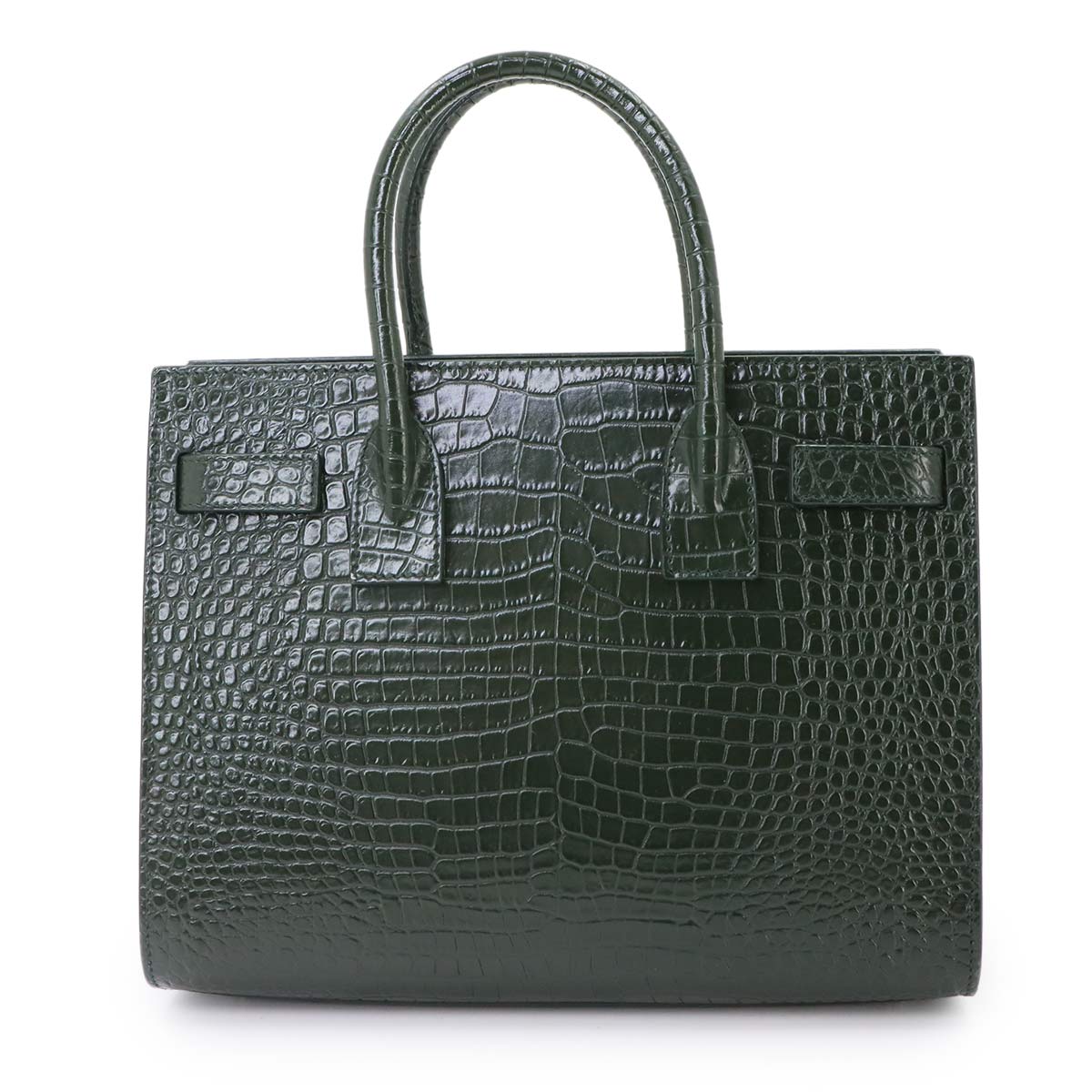 Baby Sac De Jour Hand Shoulder Bag Leather Green 421863