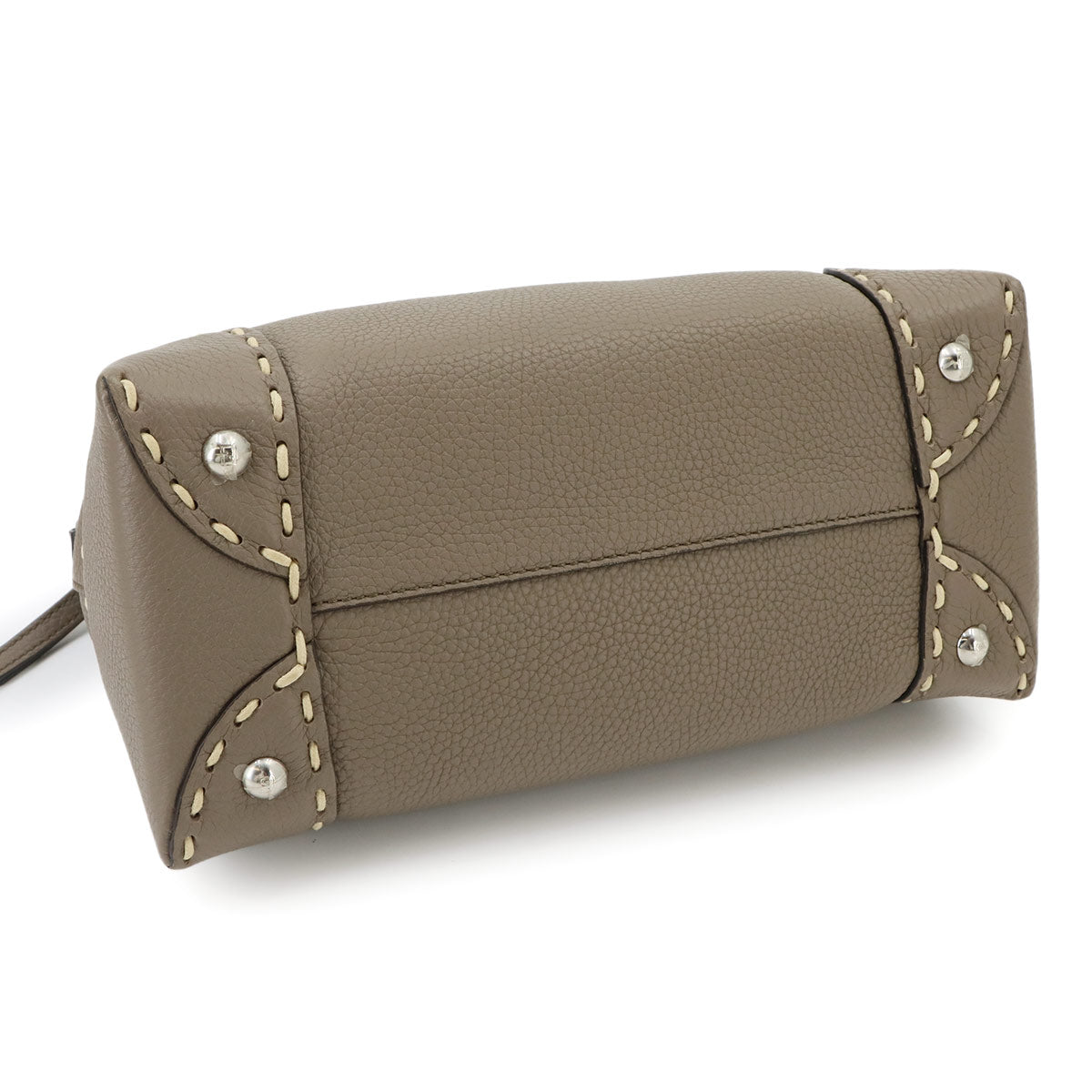 By The Way Medium Hand Shoulder Bag Leather Beige 8BL146 Purse