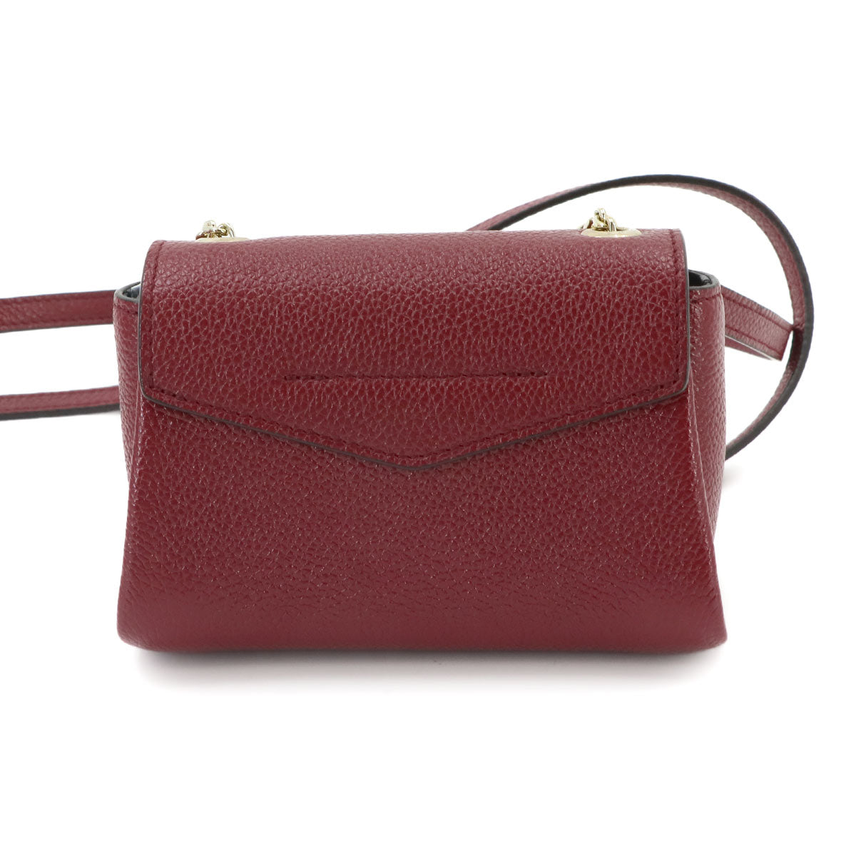 Panthere Micro Shoulder Bag Leather Bordeaux Red Purse