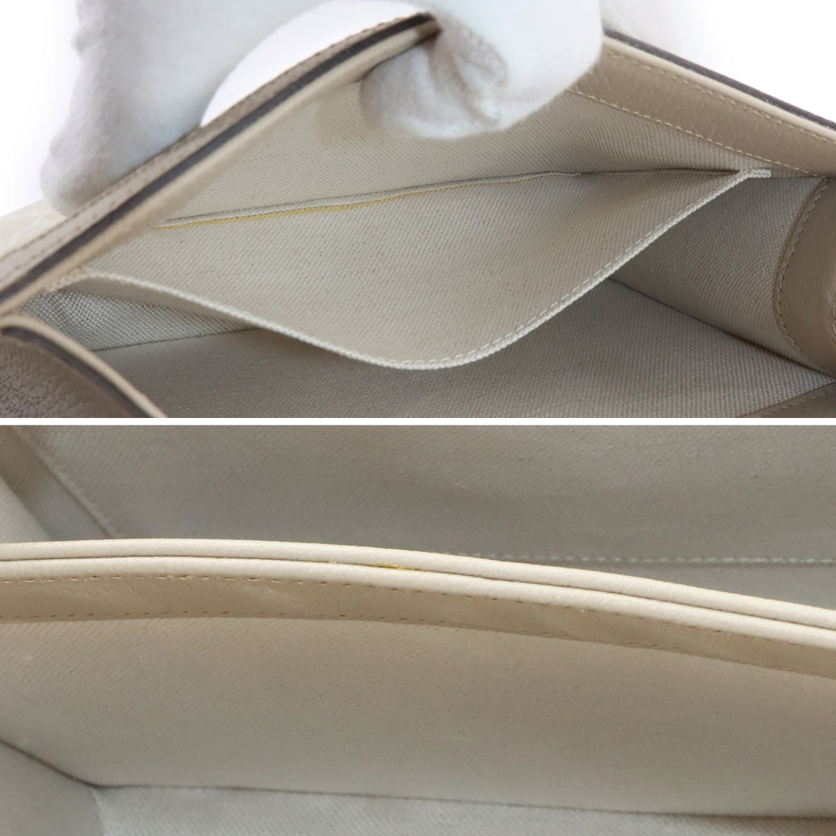 Ophidia Medium Top Handle Hand Shoulder Bag GG Canvas White