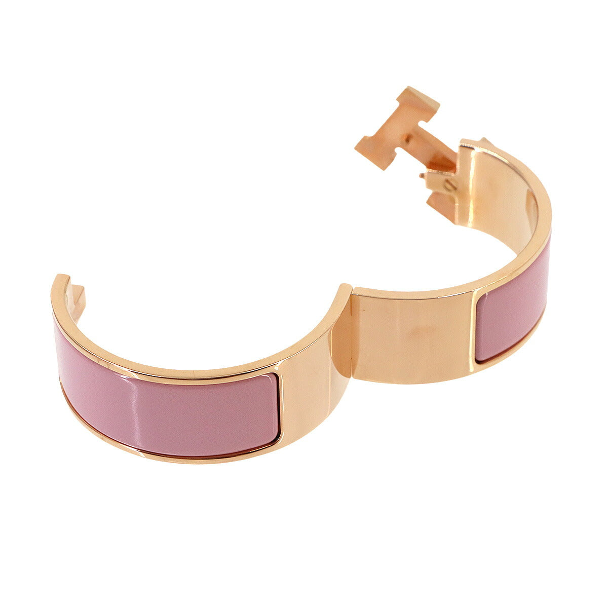 Clic Clac H PM Bangle Rose Nacarat Rose Gold Accessory
