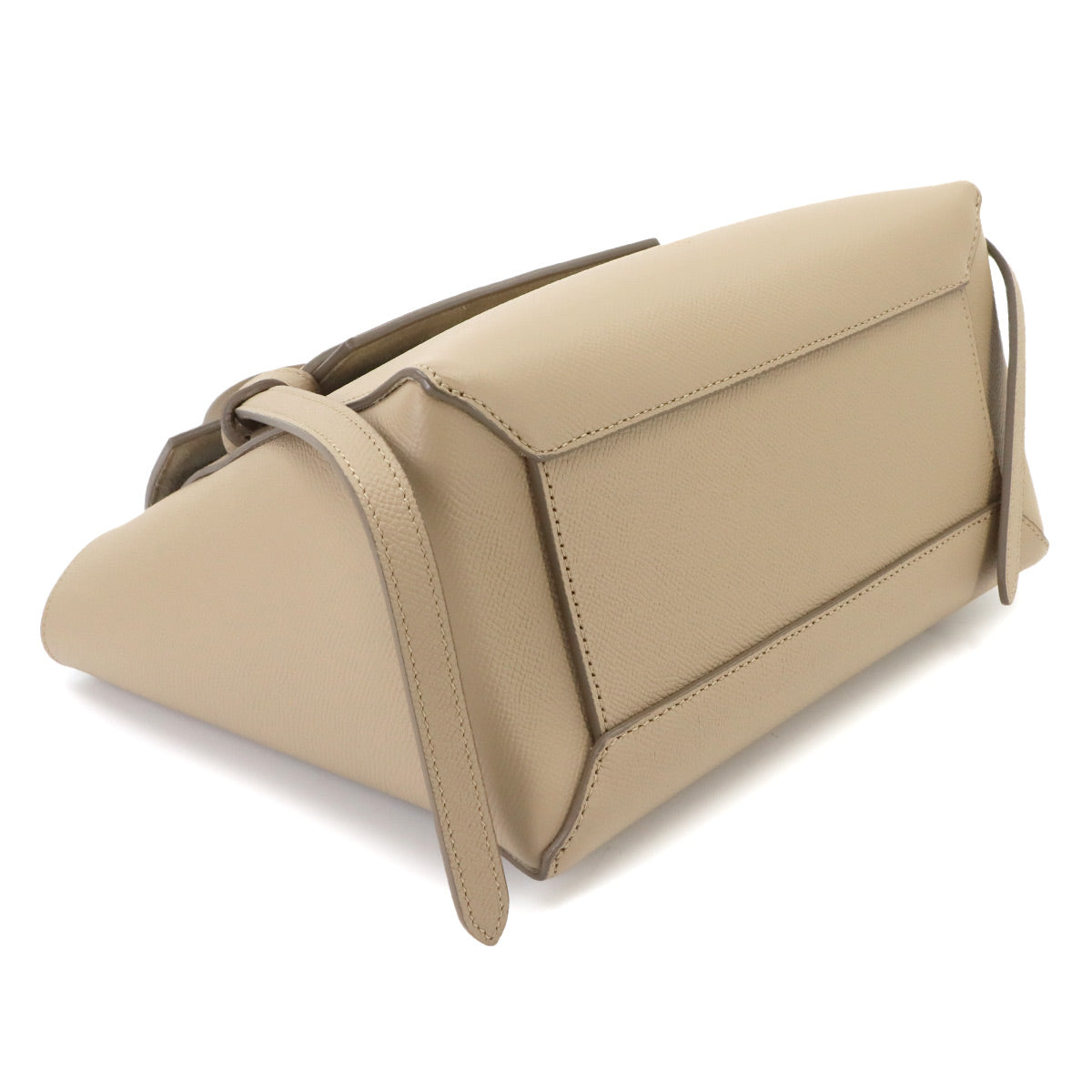 Belt Bag Micro Hand Shoulder Bag Leather Beige 189153