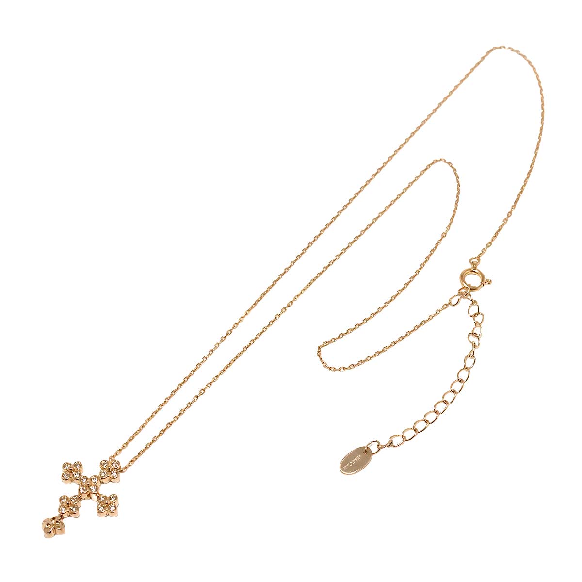 Diamond 0.14ct Necklace 18K Pink Gold 750