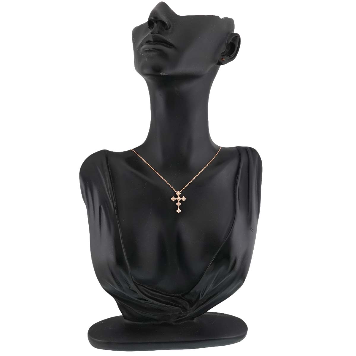 Diamond 0.14ct Necklace 18K Pink Gold 750
