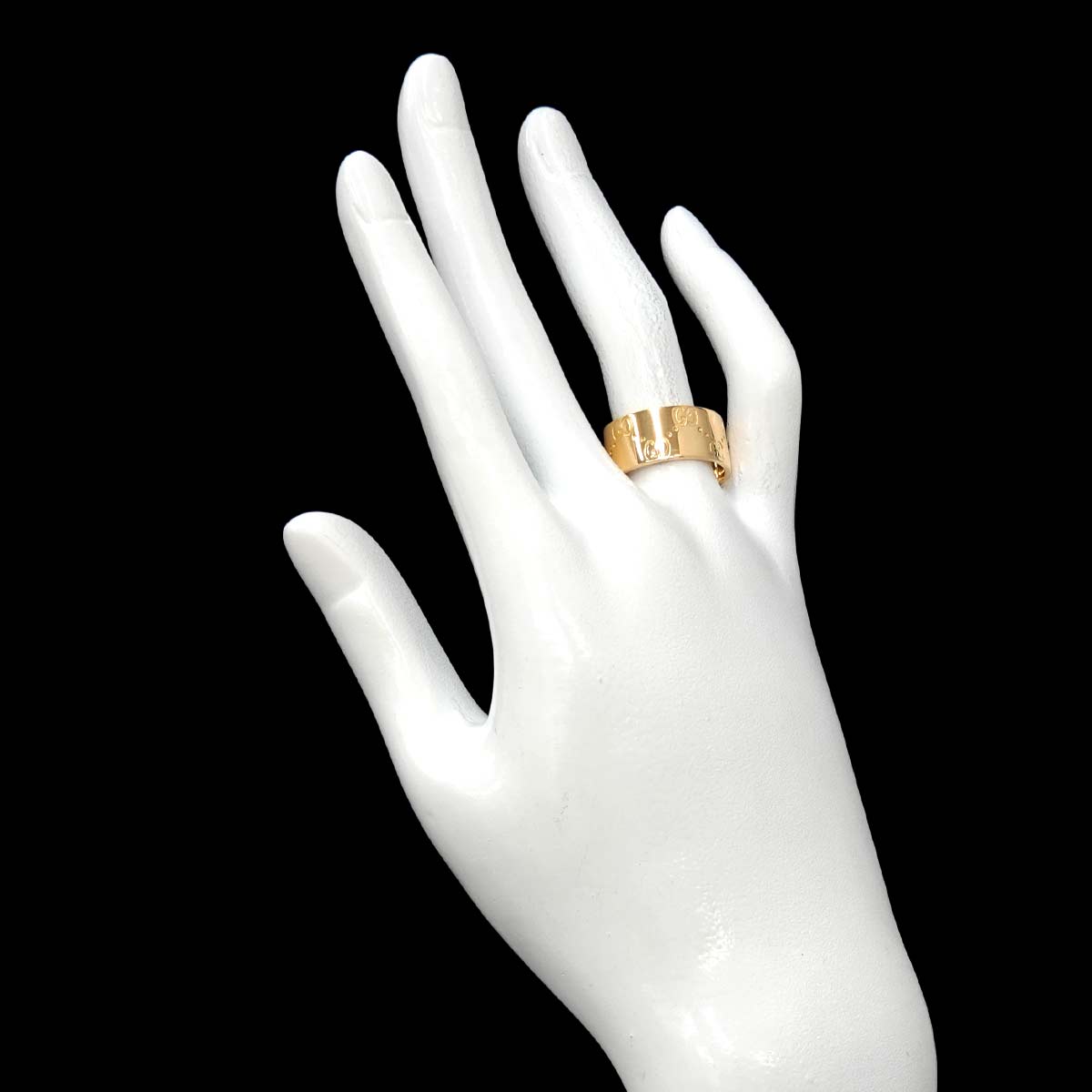 Icon Wide Ring 18K Yellow Gold 750 Size17 7.25(US)