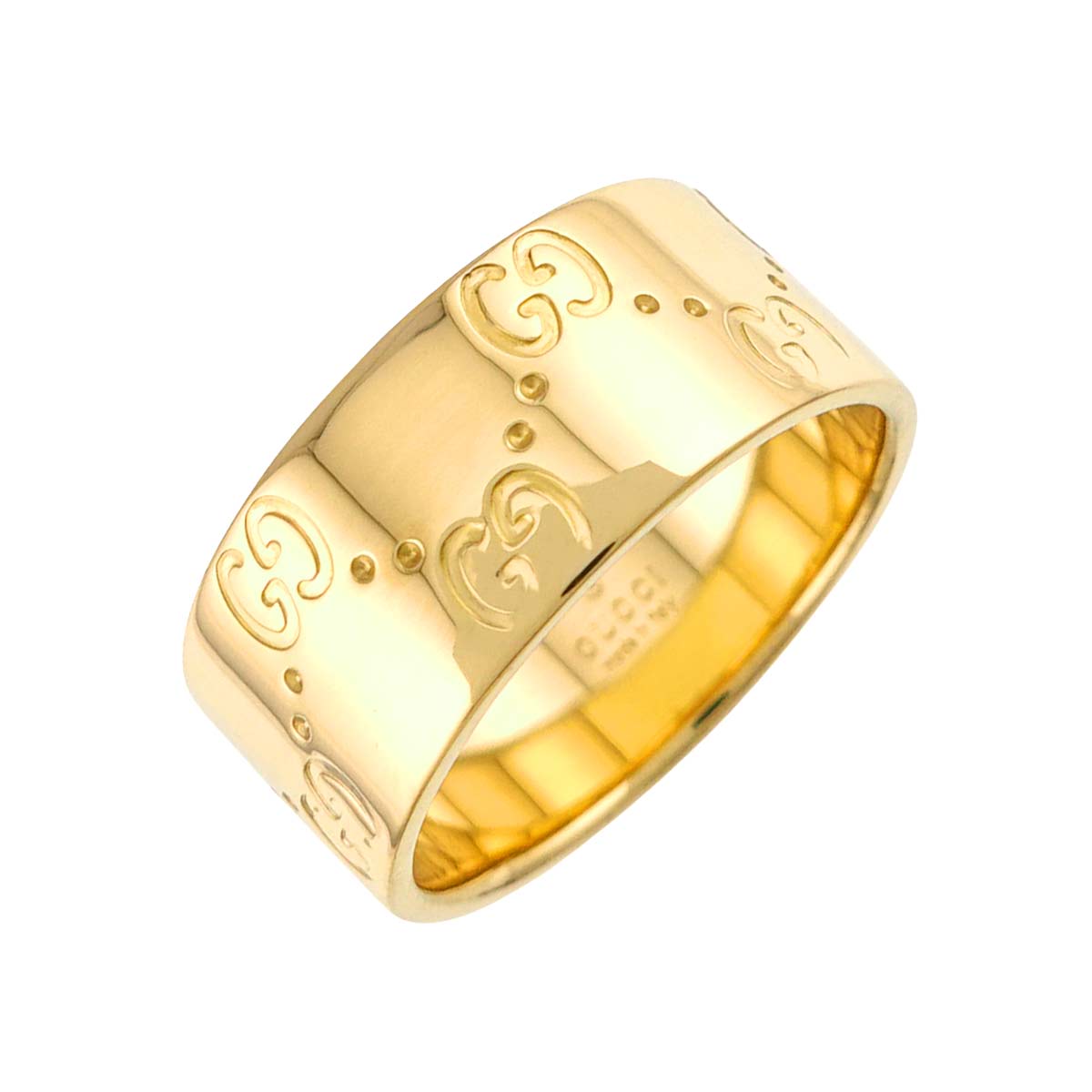 Icon Wide Ring 18K Yellow Gold 750 Size17 7.25(US)