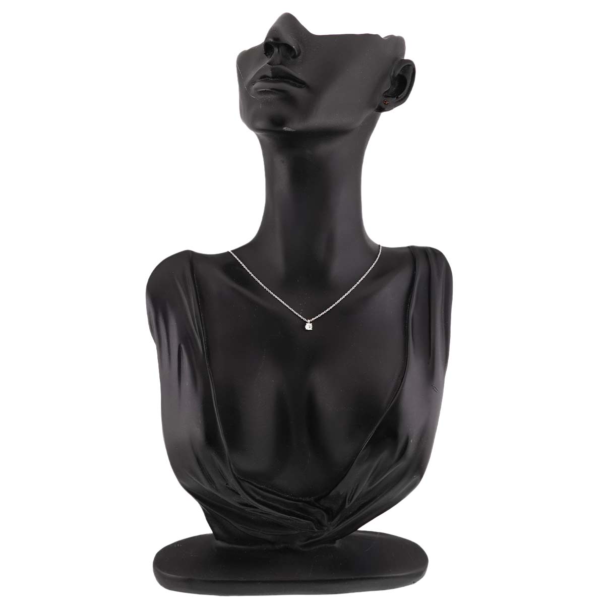 Solitaire Diamond Necklace Platinum