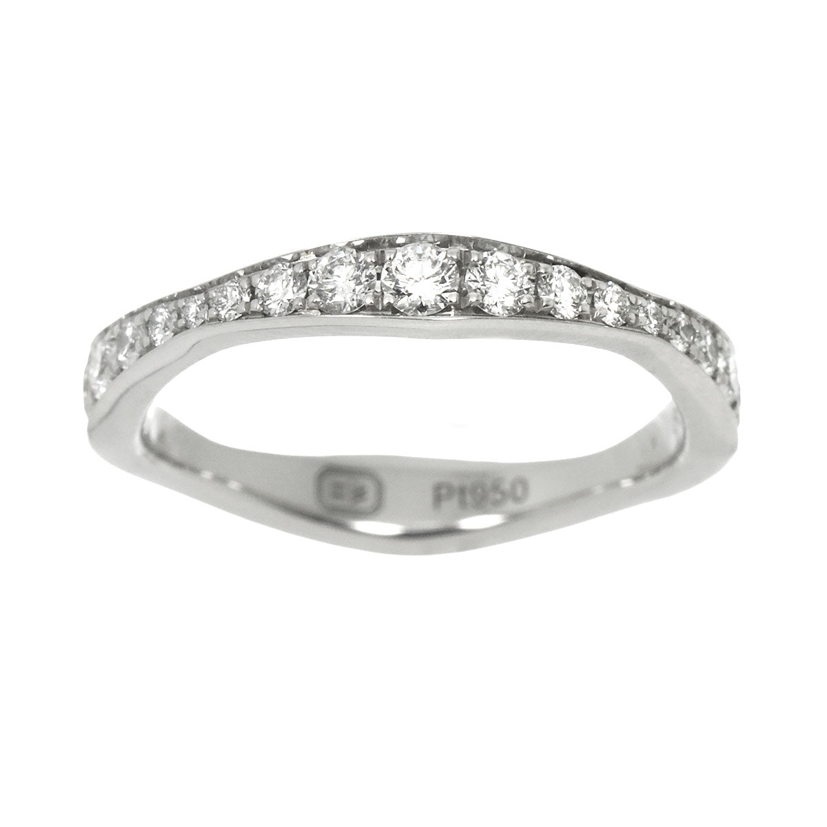 Diamond Ring Pt Platinum Size4-4.5(US)