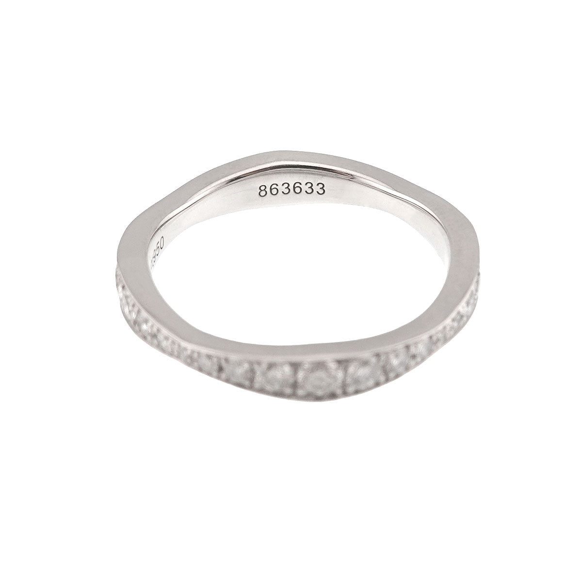 Diamond Ring Pt Platinum Size4-4.5(US)
