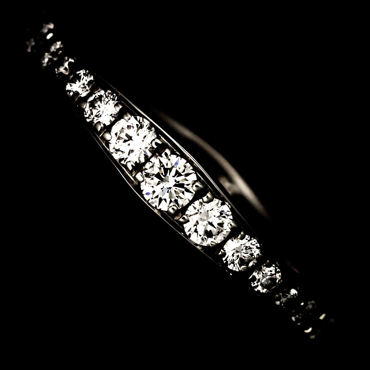 Diamond Ring Pt Platinum Size4-4.5(US)