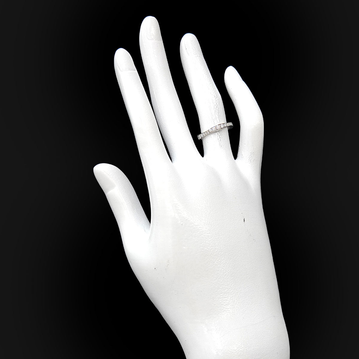 Diamond Ring Pt Platinum Size4-4.5(US)