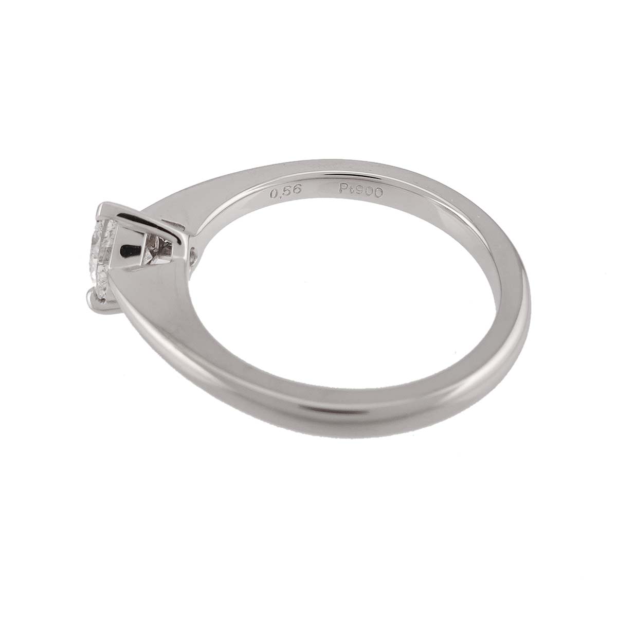 Diamond 0.56ct D/IF Ring Pt Platinum size6.25-6.5(US)