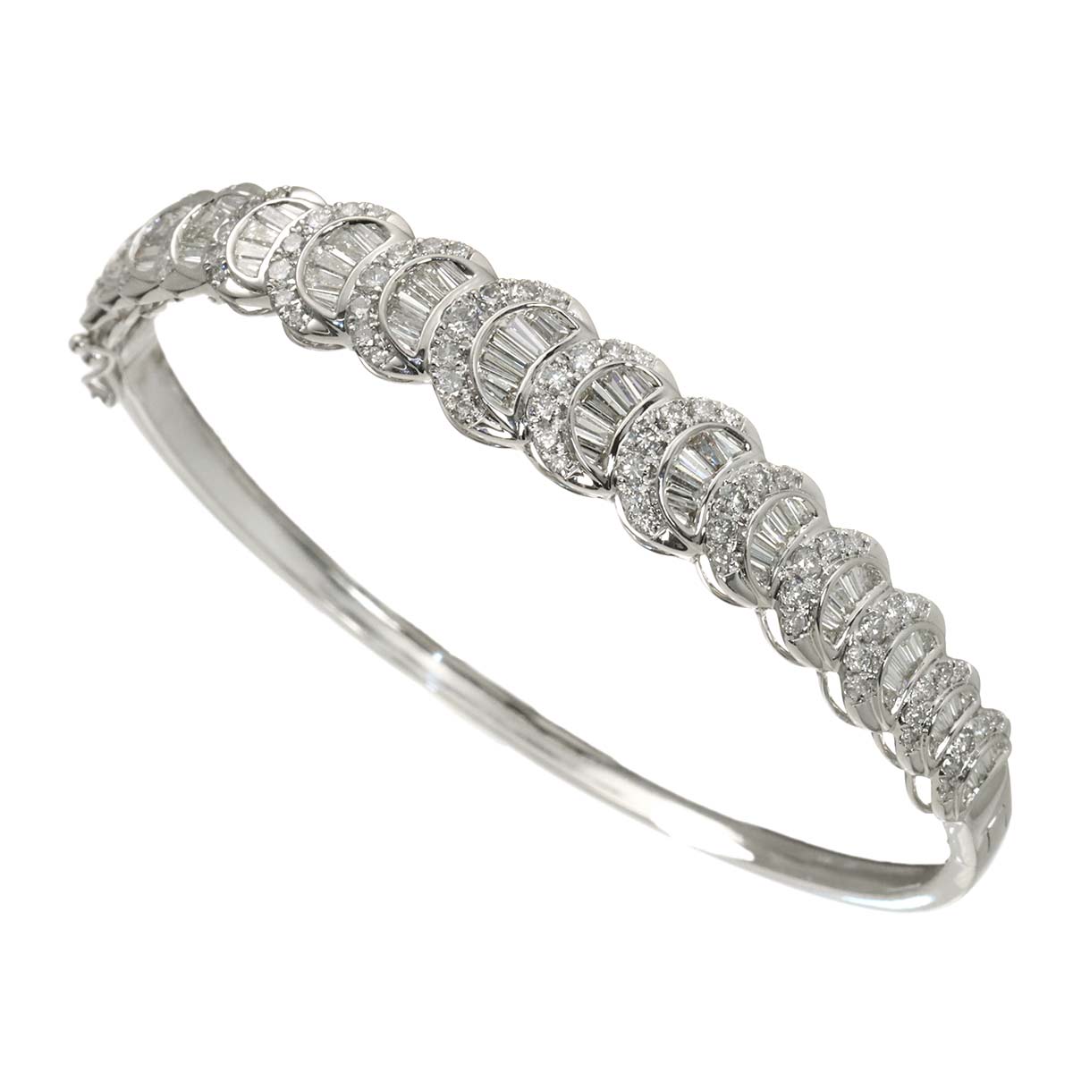 Diamond 3.25ct Bracelet 18K K18 WG White Gold 750