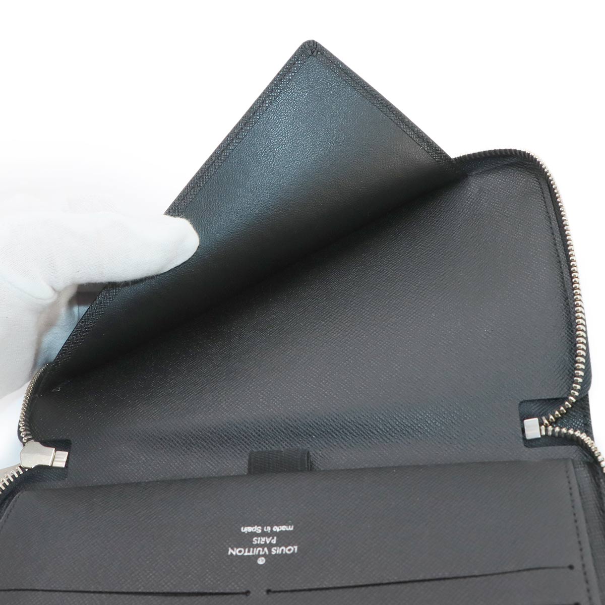 Damier Graphite Zippy Organizer Long Wallet N63077 Purse