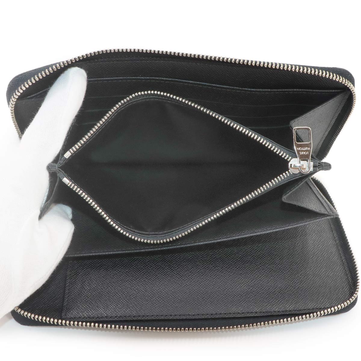 Damier Graphite Zippy Organizer Long Wallet N63077 Purse