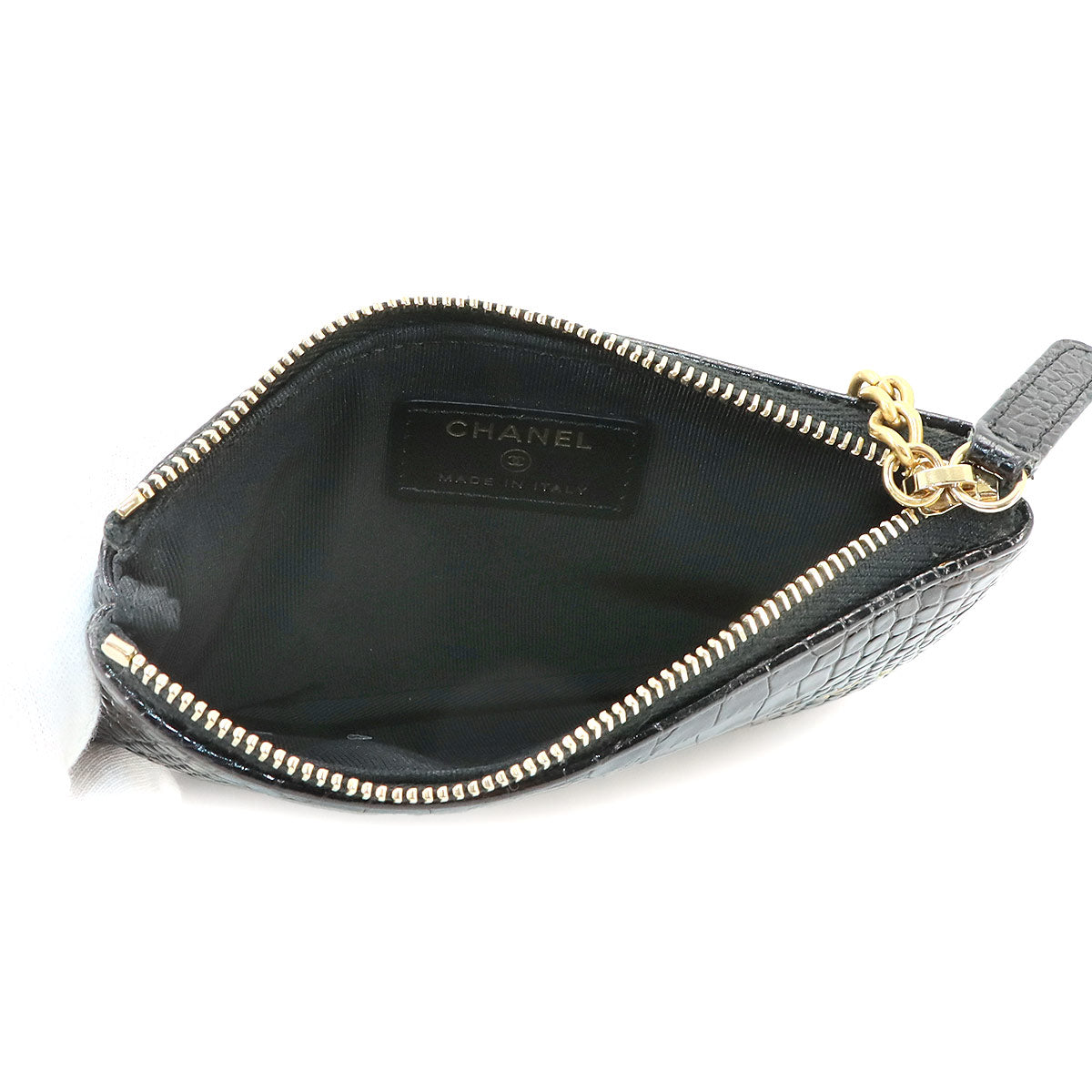 31 RUE CAMBON Pouch Leather Black Purse 90344130