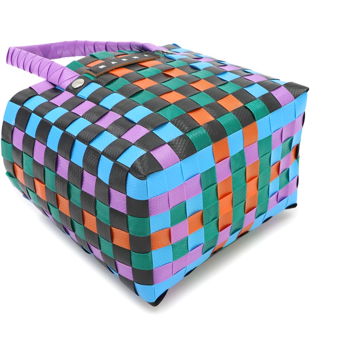 Basket Mini Hand Bag Polypropylene Multi color Purse
