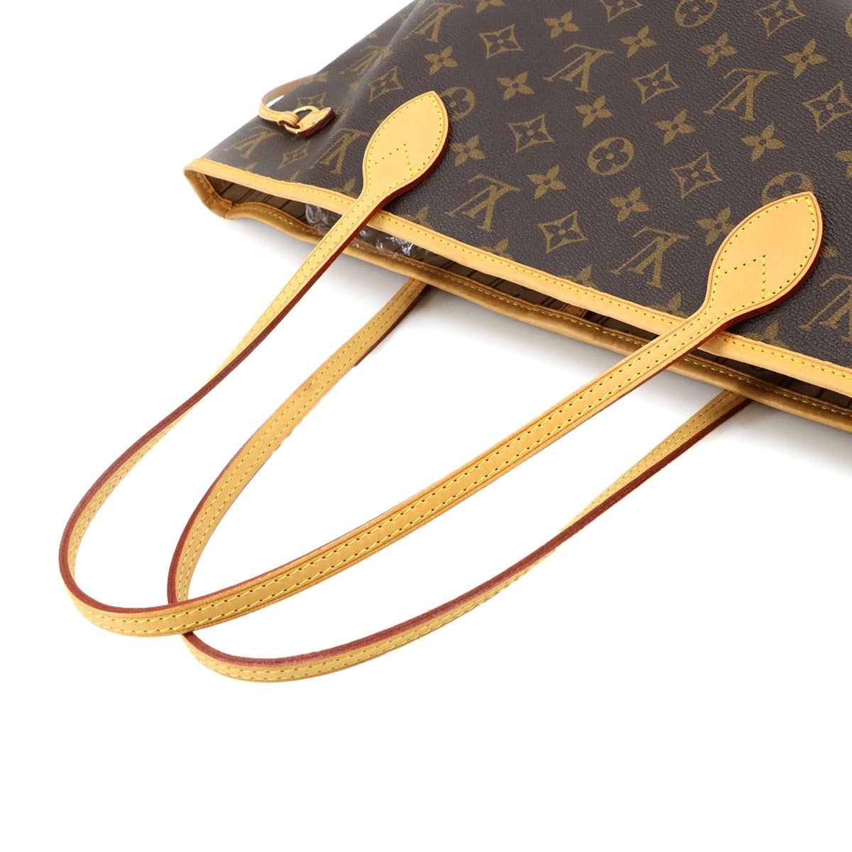 Monogram Neverfull MM Tote Bag Brown Beige M40156 Purse