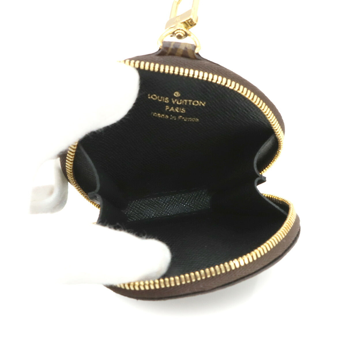 Monogram Shoulder Strap Nylon Leather Black J02487