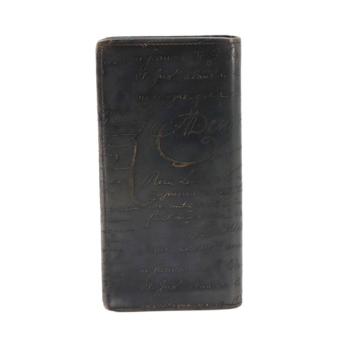 Calligraphy Santal Scritto Long Wallet Venezia Leather