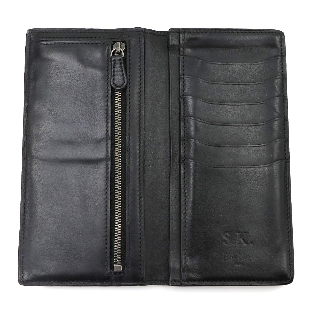 Calligraphy Santal Scritto Long Wallet Venezia Leather