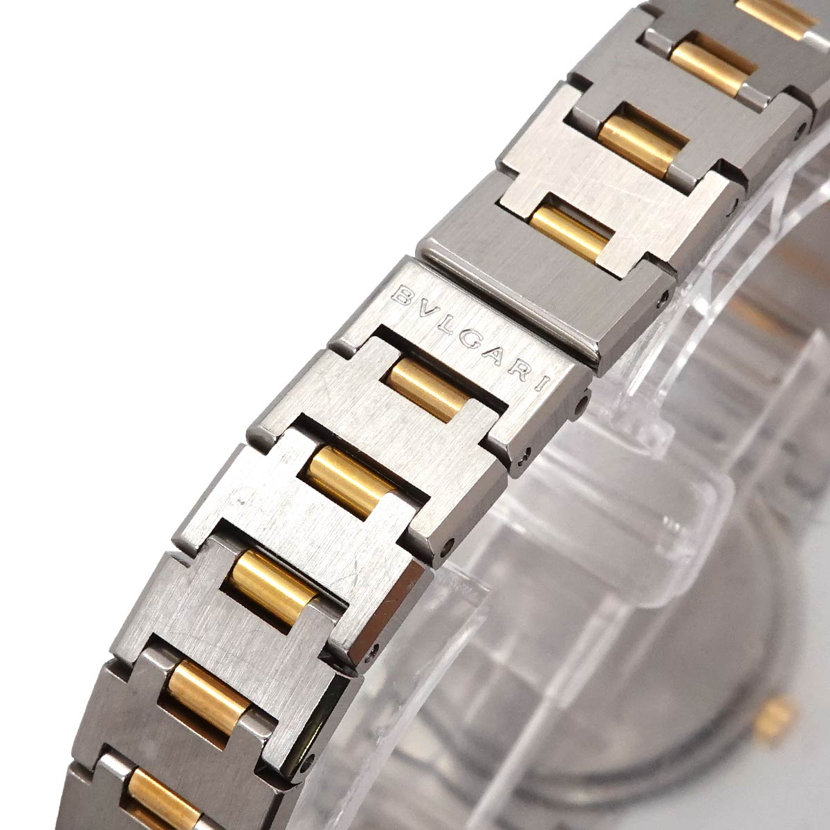 BVLGARIBVLGARI BB26SG Two Tones 750 YG Silver Dial Ladies